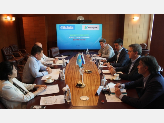Состоялась встреча руководства компаний КПО b.v. и ТОО «КазРосГаз»
