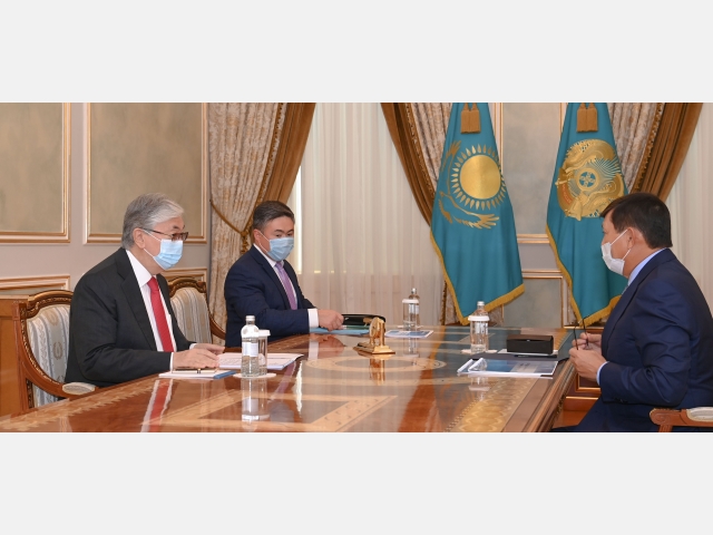 Глава государства принял Председателя правления АО «КазТрансГаз»